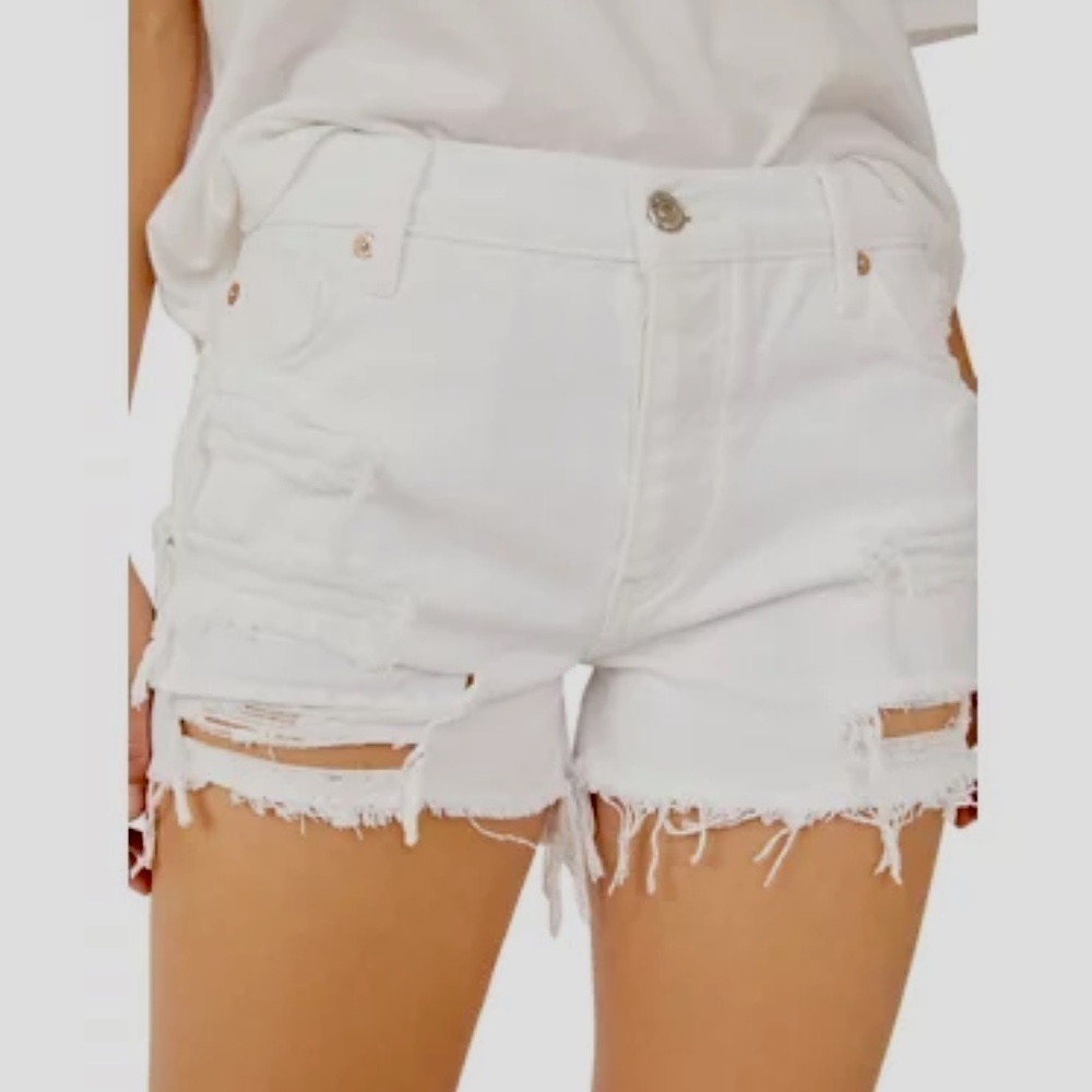 FREE PEOPLE Maggie Mid Rise Shorts